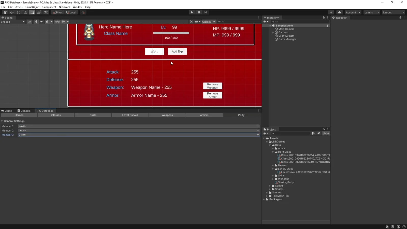RPG Database screenshot 3