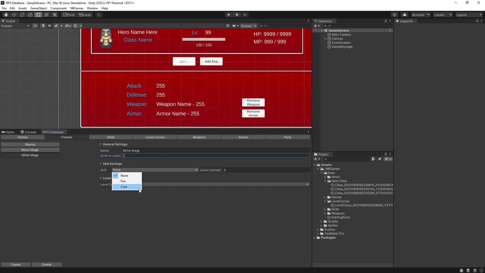 RPG Database screenshot 2
